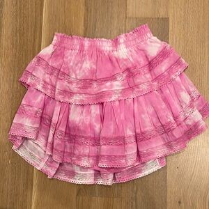 LoveShackFancy ruffle mini heritage skirt